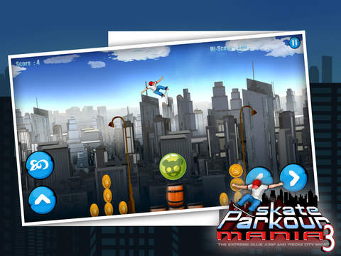 Skate Parkour Mania 3 : The Extreme Ollie Jump and Tricks City Sport - Gold Edition screenshot 9