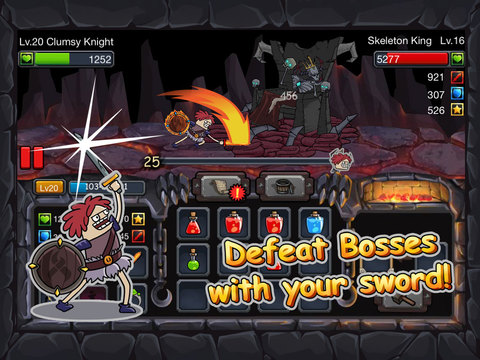 Clumsy Knight vs. Skeletons R screenshot 9