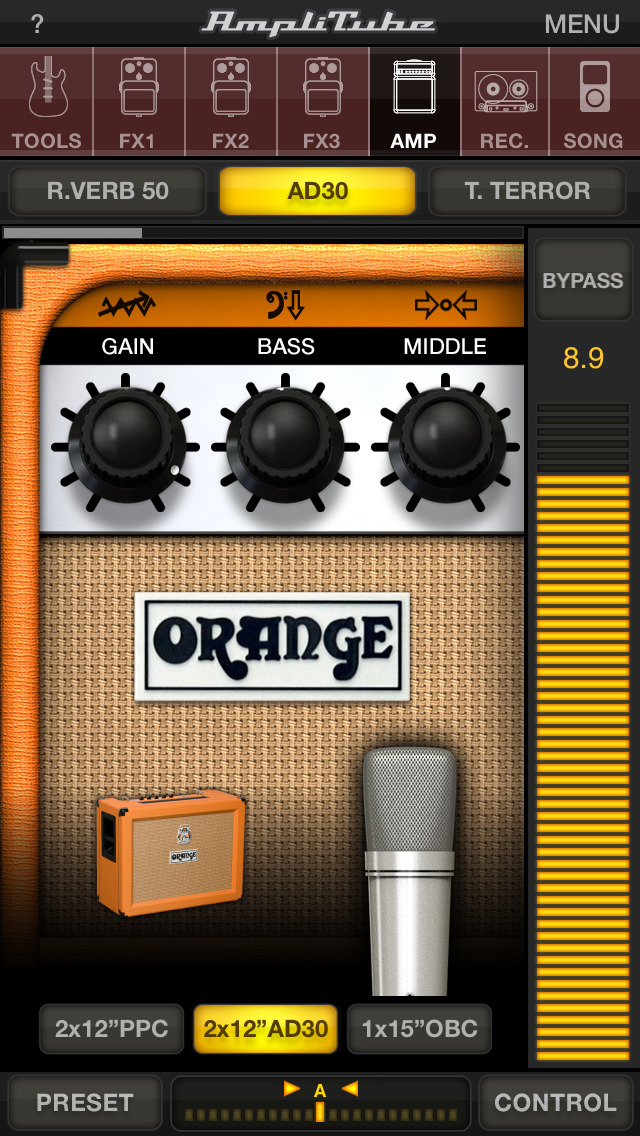 AmpliTube Orange screenshot 4