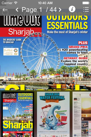 Time Out Sharjah Magazine - náhled