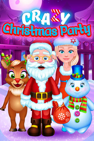 Crazy Christmas Party - Kids Dressup & Salon Games - náhled