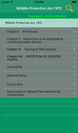 Wildlife Protection Act 1972 | Apps | 148Apps