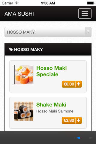 Ama Sushi Genova - Ordina online - náhled