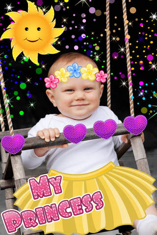 My Princess Photo Booth- Dress up props and sticke - náhled