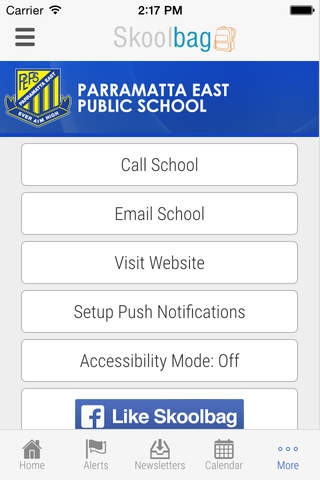 Parramatta East Public School - Skoolbag - náhled