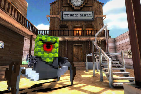 Block Gun 3D: Aliens and Cowboys - náhled