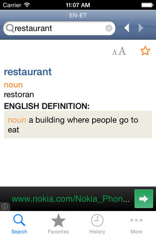 Estonian<>English Dictionary - náhled