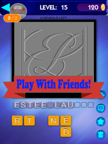 A Guess What's The Logo Word Pics Trivia Quiz - Platinum Logos Edition - Free App screenshot 7