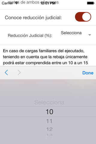 Calculo de embargo de salario - náhled