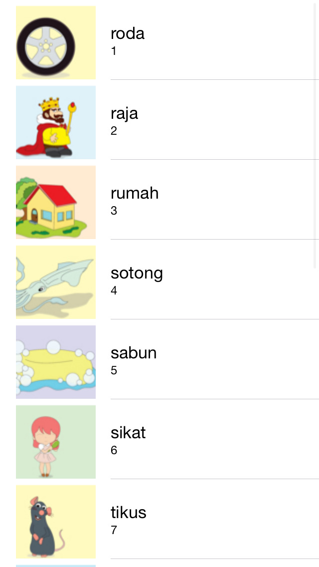 Language malay screenshot in Installation of