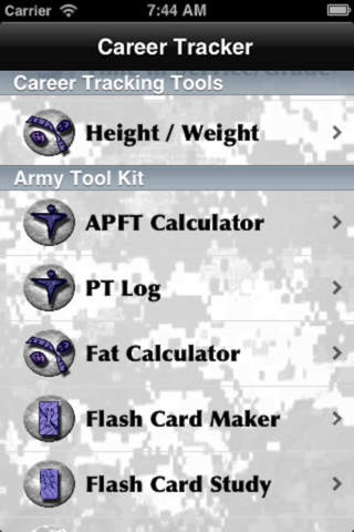 Soldier Career Tracker - náhled
