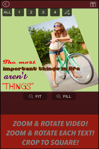 Text On Video FREE - Add multiple animated caption - náhled