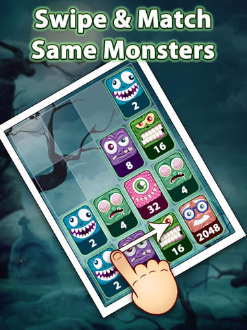 2048 Aaah! Monsters Pro screenshot 7