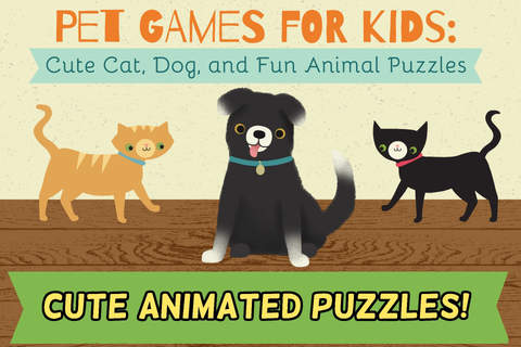 Pet Games for Kids: Cute Cat, Dog, and Fun Animal  - náhled