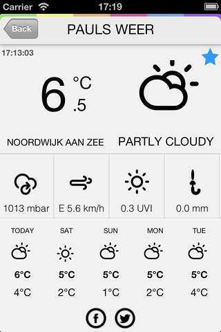 HomeWizard Weather - náhled