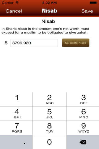 Zakaat Calculator - náhled
