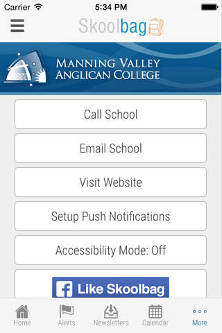 Manning Valley Anglican College - Skoolbag - náhled