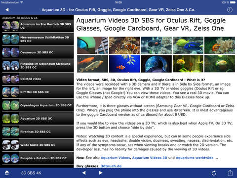 Aquarium Videos for Cardboard screenshot 7