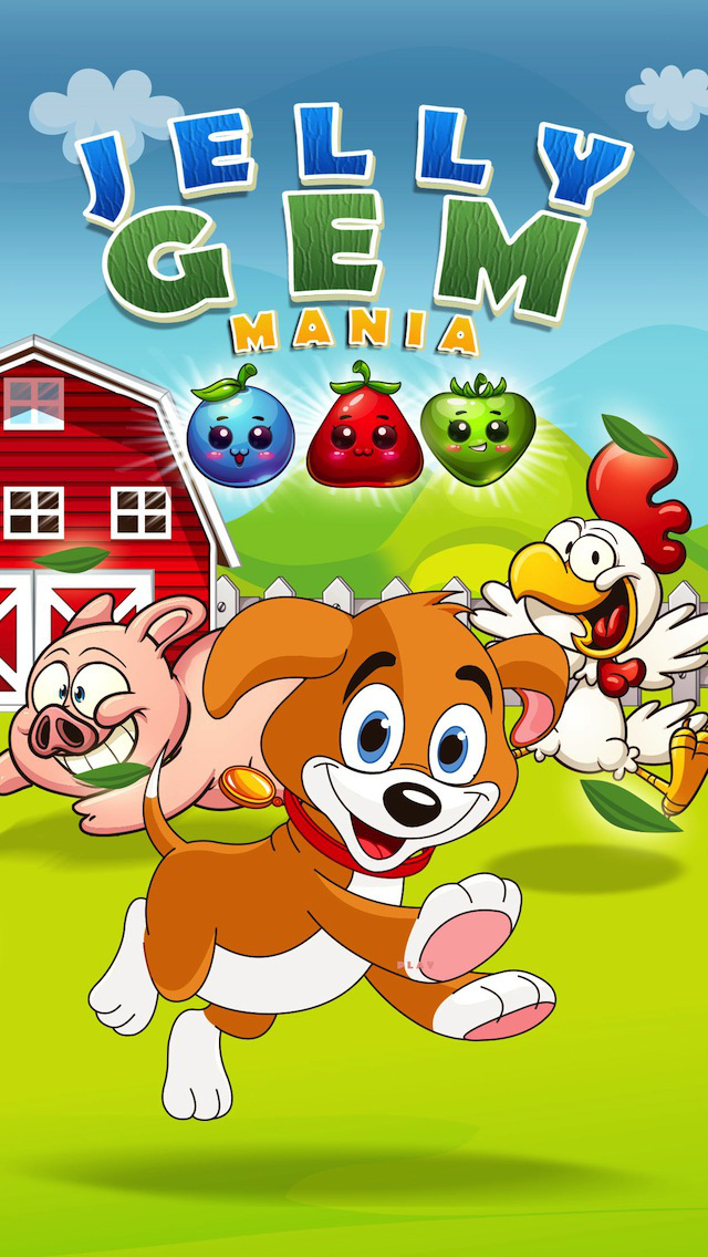 Jelly Gem Mania - Fun Puzzle Game screenshot 1