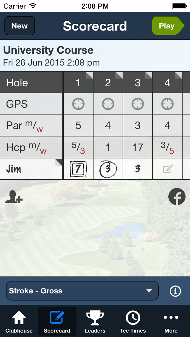 University Golf Club screenshot 3