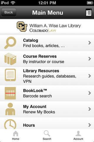 CU Boulder Wise Law Library - náhled
