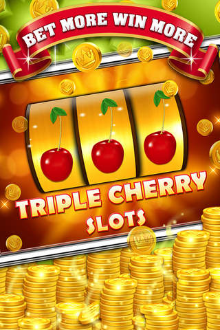 Triple Cherry Slots : Free 777 Slot Machine Game w - náhled