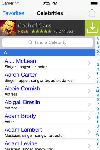 Celebrity Real Names FREE: Guess Celebs Name Game  - náhled
