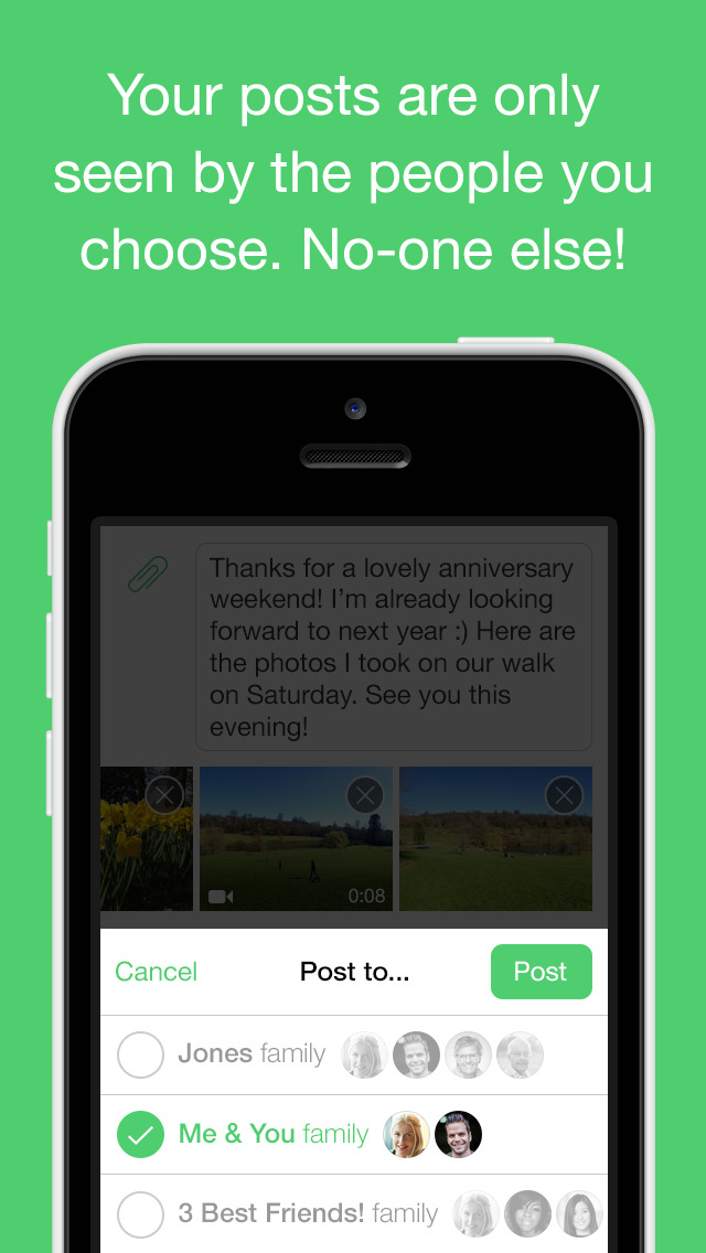 Togethera: Private sharing for your family & loved ones screenshot 3