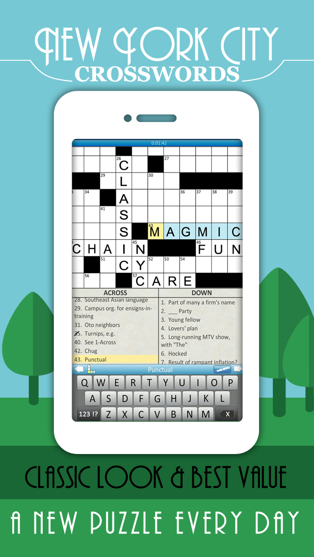 New York City Crosswords – Solve on the Go screenshot 1