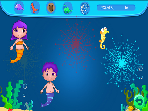 Anna's mermaid bubble pop adventure - free kids learning games screenshot 9