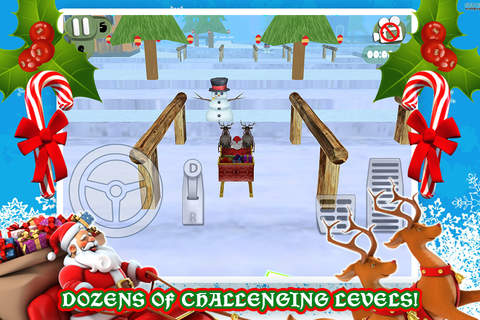 3D Santa's Sleigh Christmas Parking Game FREE - náhled