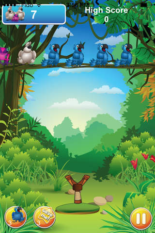 Papi Rico Bird: Blue Parrot Sling-shot Adventure i - náhled