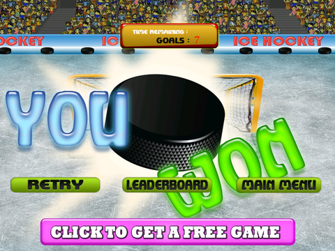 Free Hockey Game Flick It Ice Hockey screenshot 8