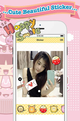 Cute Beautiful Sticker - photo editor, filters, ef - náhled
