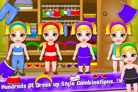Little American Baby Care Gym Training - náhled