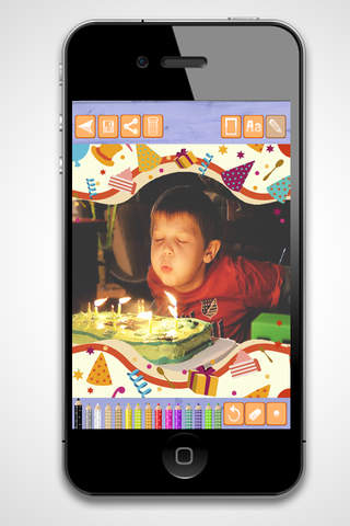 Create birthday cards and design birthday postcard - náhled