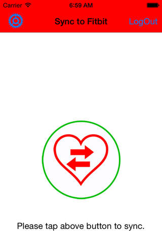 Sync from Health to Fitbit - náhled