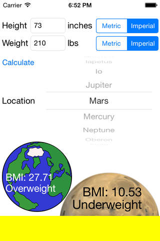 BMI On The Moon - náhled