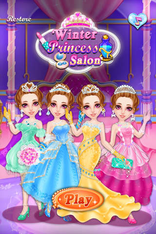 Winter Princess Salon - náhled