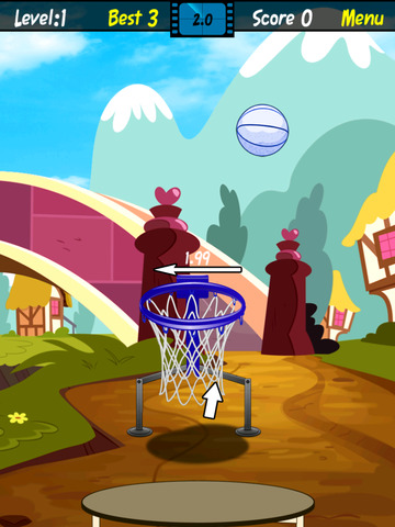 Free Flick It Toss It Throw It Basketball Game screenshot 8
