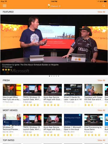 Microsoft Channel 9 screenshot 6
