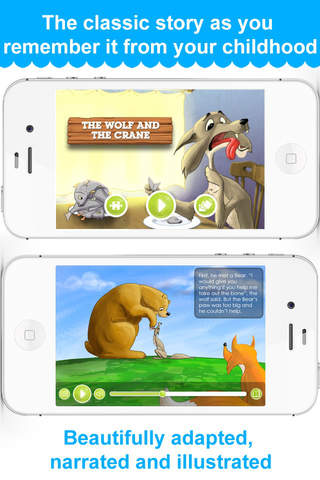 The Wolf and the Crane - Narrated classic fairy ta - náhled