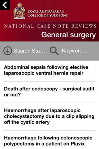 RACS National Case Note Review - náhled