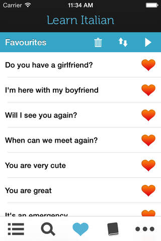 Learn Italian HD - Phrasebook for Travel in Italy - náhled