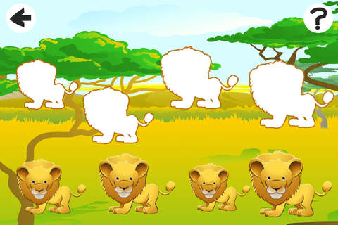 Animals of the Safari Sizing Game: Learn and Play  - náhled
