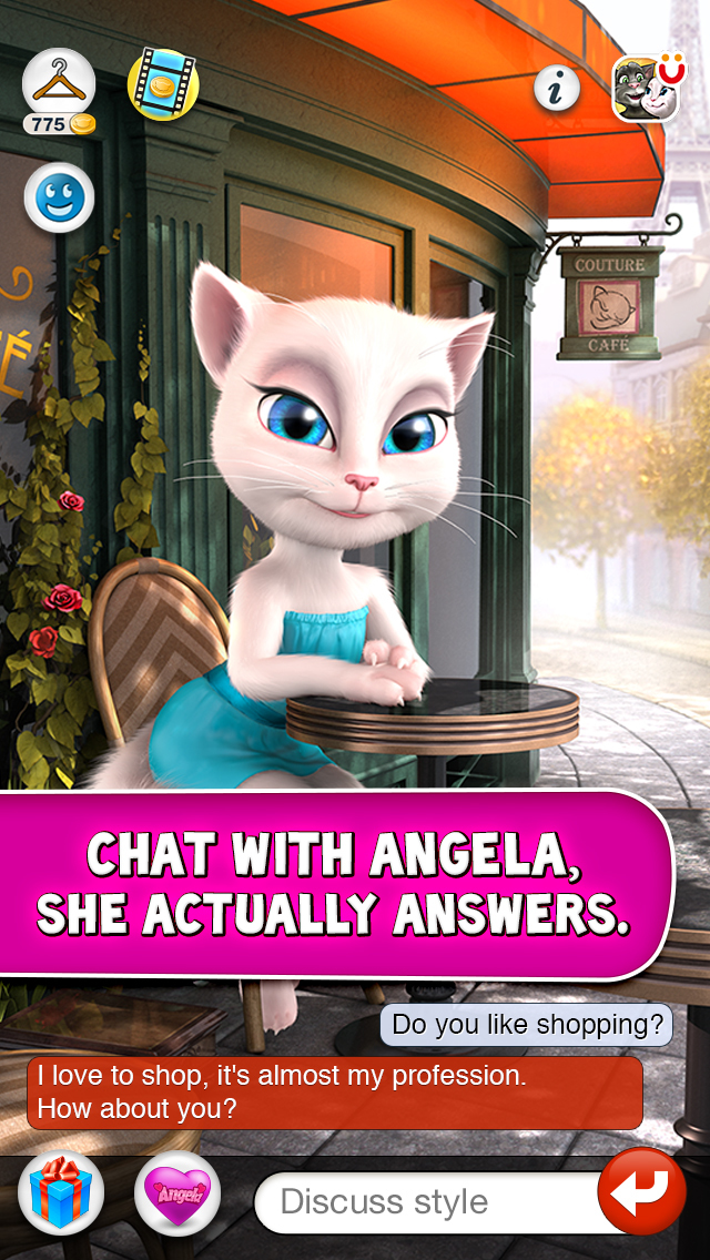 Talking Angela screenshot 1