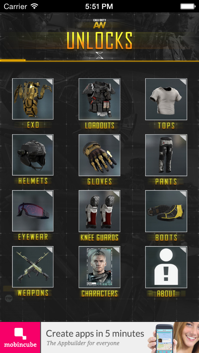 AW for CoD - Items Database screenshot 4