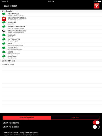 mylaps live timing app