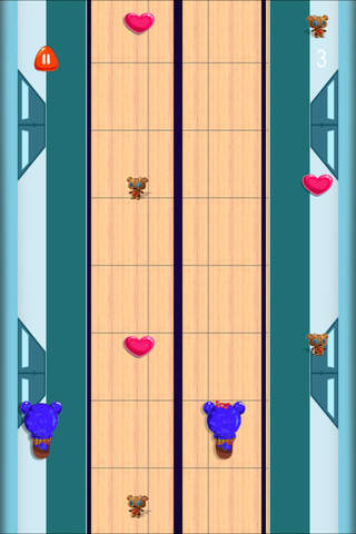 Teddy Bear Heart Couple - Stuffed Toys Skateboard  - náhled