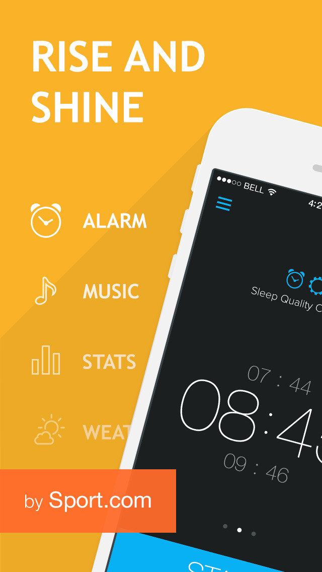 Smart Alarm Clock: sleep cycles & night sounds recording screenshot 1